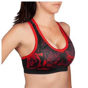 Sujetador deportivo de Yoga de alto soporte ligero transpirable para mujer Logo impreso personalizado Diseño sin costuras Spandex/Material de poliéster sólido - Product Image 6