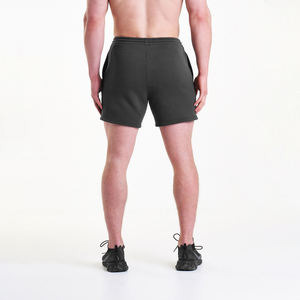 Shorts de course pour hommes Durable absorbant la sueur pur coton hommes Shorts été pantalons courts 100% coton Logo personnalisé - Product Image 5