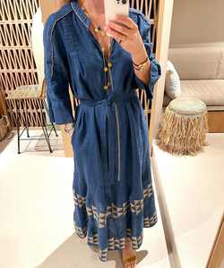 2025 Bohemian Chic Gypsy Casual <b>Dress</b> Handmade Embroidery Lace Decoration Plus Size Summer <b>Beach</b> Wear Trending 6XL Size - Product Image 5