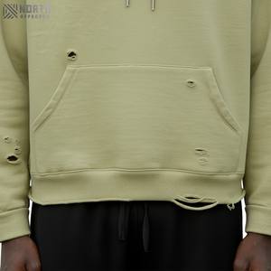 Sudadera con capucha desgastada para hombre de la mejor calidad con precio razonable, producto superior térmico, sudaderas con capucha desgastadas para hombre, sudaderas con capucha de fabricación de Pakistán - Product Image 5