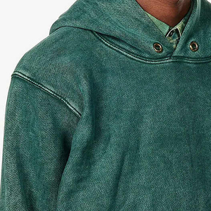 100% Cotton Designer Heavyweight Vintage <b>Men</b> Distressed Sun Faded Custom Blank <b>Hoodies</b> basics, cotton blended <b>hoodies</b> - Product Image 5