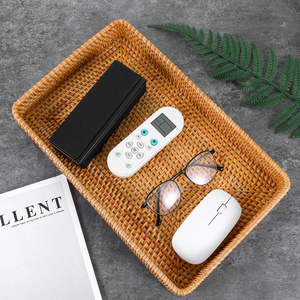 Wicke lưu trữ Giỏ mây khay thân thiện với môi trường hộ gia đình lưu trữ khay được thực hiện tại Việt Nam bền và đẹp bán buôn - Product Image 6