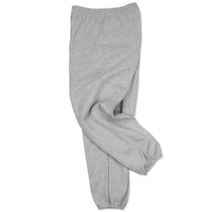 Pantalon de jogging gris tricoté avec logo personnalisé pour hommes avec style décontracté OEM pantalons de survêtement d'été prêt à l'emploi pantalons de survêtement personnalisés en vente de gros - Product Image 5