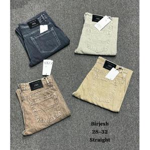 Pantalones vaqueros rectos clásicos para hombres y mujeres, cómodos pantalones vaqueros de corte regular, informales, para uso diario, pantalones de algodón duraderos para todas las estaciones - Product Image 1