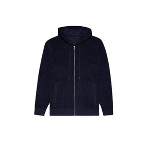 Sweat à capuche zippé pour homme personnalisable, 100% coton, poids lourd, polaire d'hiver, à capuche, fermeture éclair, pull thermique avec logo personnalisé - Product Image 6