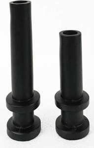 2023 Soporte de vela de metal de tendencia superior con diseño de tubo de diseño moderno Soporte de pilar fundido en bruto con acabado negro de alta calidad - Product Image 2