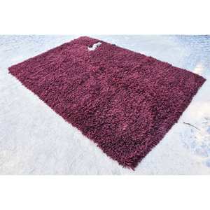 Alfombra turca Vintage moderna, x 8 pies 5,6, lana roja de área grande, respaldo de látex de 10mm de espesor para entrada, 9x12, Patchwork rectangular - Product Image 2