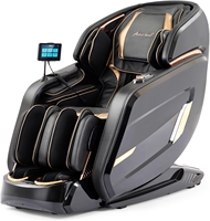 Fauteuil de massage avec rail, massage complet du corps, fauteuil de massage zéro gravité avec siège réglable, commande par application, fauteuil de massage compact, relaxation corporelle