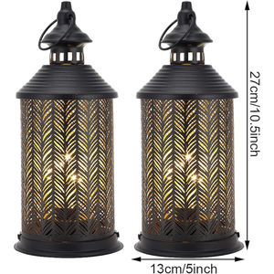 Linterna de decoración moderna para el hogar linterna de diseño de recorte de Metal creativo para Diwali decoración de Navidad linterna portavelas a bajo precio - Product Image 3