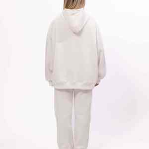 Conjunto Deportivo de 2 Piezas para Mujer, Invierno 2025, Elegante, Sólido, de Poliéster/Algodón, Ajuste Holgado, Antibolitas, Transpirable, Venta al Por Mayor - Product Image 6