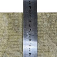 Panneau de laine de roche isolant thermiquement 30-150 mm, matériau ignifuge et insonorisant pour la construction, panneau de laine de roche 120 kg/m³