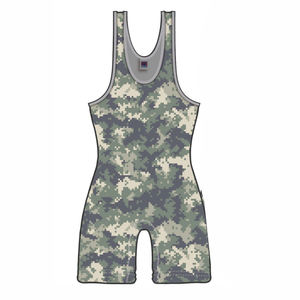 Combinaisons de lutte personnalisées pour jeunes hommes, filles et femmes, en spandex/polyester extensible, logo sur le devant, 220g, haute qualité - Product Image 4