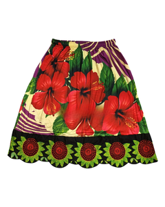 2025 faldas polinesias personalizadas de alta calidad para mujer, ropa de algodón transpirable de la isla del Pacífico con bordado de estilo informal - Product Image 3