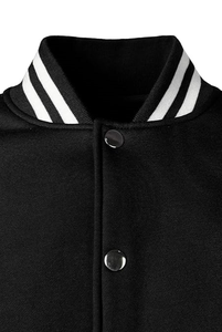 Nuevo diseño personalizado Varsity Jacket Cuerpo de lana grano superior Mangas de cuero Béisbol Transpirable Estándar Tallas grandes Chaquetas de mujer - Product Image 3