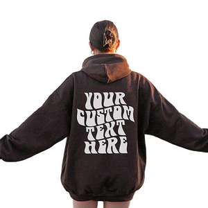 Sudadera con Capucha Bordada de Alta Calidad, Estilo Urbano, Corte Cuadrado, Tejido Grueso de Poliéster/Algodón de 500 g/m², Colores y Logotipo Personalizables - Product Image 1