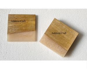 Wholesale Price Tea Cup <b>Coasters</b> <b>For</b> <b>Drinks</b> Luxury Wood Resin <b>Coaster</b> Office Coffee Dining Party Custom Tea <b>Coaster</b> Wedding - Product Image 5