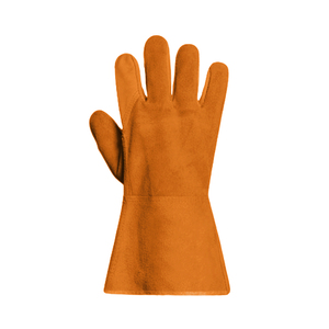 Top Grade ANSI Heavy Duty Cowhide Split Leather TIG Welding Gloves Heat <b>Spark</b> Abrasion Resistant Safety Working Cotton - Product Image 6
