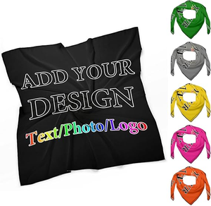 Premium Custom <b>Square</b> Printed <b>Scarf</b> Fabric With Branding Label Service For Corporate Marketing And Events - Product Image 1