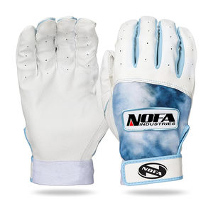 Gants de frappeur professionnels unisexes de baseball softball personnalisés OEM nouveauté orientation main gauche protection en cuir de chèvre - Product Image 3