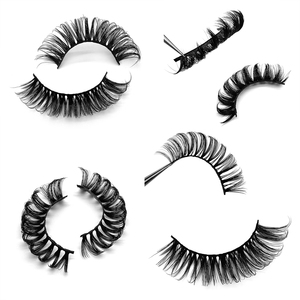 Free Sample Wholesale Russian <strong>Strip</strong> <strong>Lashes</strong> <strong>That</strong> <strong>Look</strong> <strong>Like</strong> Eyelash <strong>Extensions</strong> D Curl Handmade Russian Volume Eyelash - Product Image 2