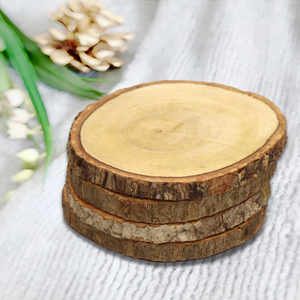Wooden coaster Wood Circle Cup for Home Kitchen Wedding Parties <b>Beer</b> Shop School Office Hotels Restaurants - Product Image 3