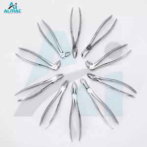 Juego de pinzas de extracción de dientes manuales ALMAC, 10 piezas, instrumentos quirúrgicos de extracción de dientes para niños, Kit de herramientas dentales - Product Image 2