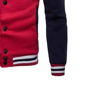 Veste universitaire personnalisée OEM ODM, veste de baseball avec patch en chenille, vente en gros, veste à manches en laine et en cuir PU, fabrication en usine - Product Image 6