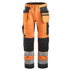Vente en gros de pantalons de travail coupe-vent avec logo personnalisé fermeture à glissière devant plat sécurité routière pantalon cargo direct de l'usine prix bon marché - Product Image 6