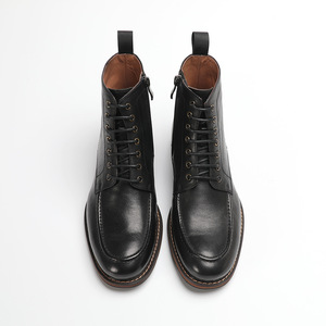 รองเท้าบูทหนังแกะสีน้ำตาลสุดหรูแบบสวมยาวเหนือเข่า พร้อมพื้นผิวกันน้ำและซับในป้องกันกลิ่น สำหรับสภาพอากาศหนาวเย็นและรองเท้าบูทแบบเป็นทางการ - Product Image 5