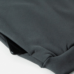 Sweat-shirt à capuche baggy personnalisé pour hommes, streetwear lourd, sweat-shirt à capuche coupe ample, prix d'usine - Product Image 4