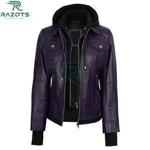 Nouvelle arrivée 2025 Veste en cuir pour femmes Veste en cuir de luxe - Product Image 2