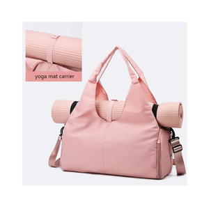 Wet & Dry Separation Gym Tote <b>Bag</b> with Yoga Mat Holder – Fashion Sports Carrier <b>Bag</b> for Men & Women | Custom Fitness <b>Bag</b> - Product Image 3