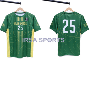 Ensemble de maillot et short de football personnalisé en polyester de haute qualité avec option de logo personnalisé IRSA SPORTS IS-101 - Product Image 2