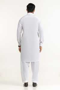 Ensemble Shalwar Kameez pour hommes du Pakistan, vêtements islamiques, décontracté, grande taille, respirant, séchage rapide, prix de gros - Product Image 3