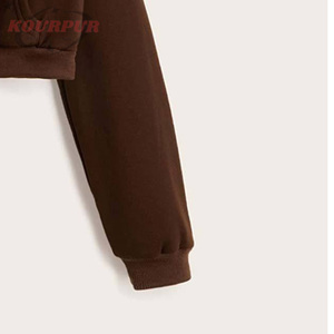 Sweat-shirt pour femme personnalisé, nouvelle arrivée, design avec poche, qualité professionnelle, prix de gros - Product Image 6