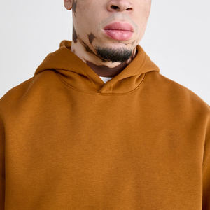 Sweats à capuche épais pour hommes épais pull à capuche en éponge française 400 GSM sweat-shirt d'hiver à épaules tombantes - Product Image 3