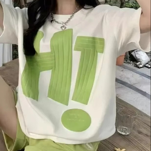 ชุดเซ็ต2ชิ้นเสื้อกางเกงขาสั้นพิมพ์ลาย3D สำหรับผู้หญิงชุดเสื้อผ้า2ชิ้นแบบลำลองมีสไตล์ขายส่ง - Product Image 4