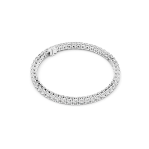 7.04 CT Lab VVS-VS EF CVD Diamond Tennis Bracelet Round Brilliant Cut 18KT, 14KT, 10KT Gold & 925 <b>Silver</b> Rose, - Product Image 6