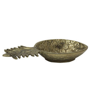 Plateau décoratif multifonctionnel en aluminium et laiton de style tropical pour la décoration intérieure du salon et la conservation des fruits pour l'occasion du Ramadan - Product Image 2