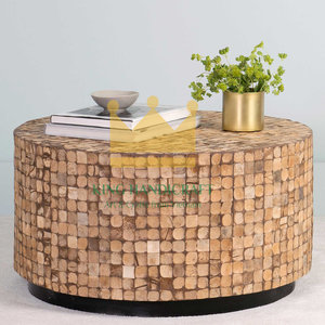 Mesa de centro con Incrustaciones de nácar hecha a mano, muebles con incrustaciones de concha de lujo personalizados de Vietnam - Product Image 5