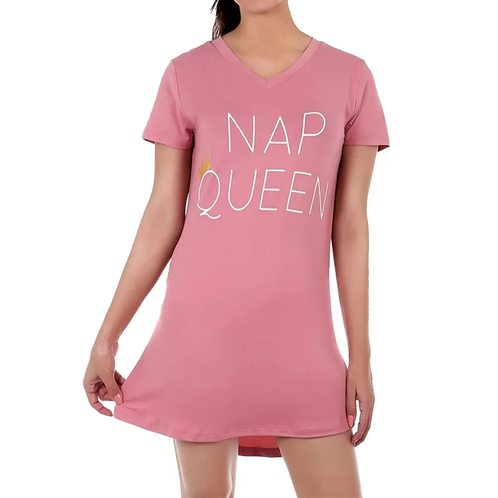 ユニークなスタイルのピンク色の夏の女性のTシャツレター印刷自社ブランドの女性のTシャツカジュアル半袖OネックTシャツ