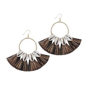 Pendientes de borla redonda más vendidos, joyería de moda, pendientes de Aro para mujer, pieza de diseño simple, el mejor producto caliente - Product Image 1