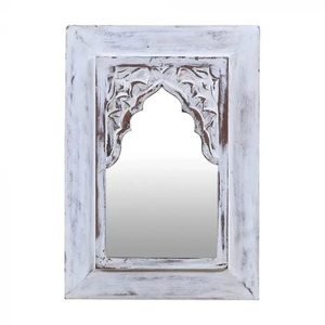 กรอบกระจกตกแต่งผนังแกะสลักด้วยไม้เนื้อแข็งกรอบกระจกวินเทจสำหรับห้องนอนผนังกระจกห้องรับประทานอาหารห้องนั่งเล่น - Product Image 3