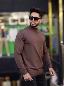 Sudadera informal sólida con cuello redondo para hombre, sudadera de manga larga antiarrugas, algodón antiretracción, sudadera polar, sudaderas con capucha lavadas con ácido, 2017, 3D - Product Image 2