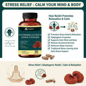 Extrato em Pó de Cogumelo Ganoderma Lucidum Lingzhi <span class=keywords><strong>Reishi</strong></span> Orgânico USDA para Cuidados com a Saúde Cápsulas de Ganoderma Lucidum - Product Image 4