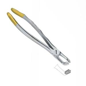 Fórceps de extracción de dientes dentales Fig.79 Diam Logotipo personalizado de calidad superior plateado con instrumentos dentales de acero inoxidable dorado - Product Image 4