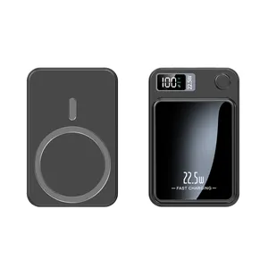 THENZONE-Batterie externe sans fil 10000mAh magnétique, 15W, PD 20W, chargeur portable, pour téléphone intelligent