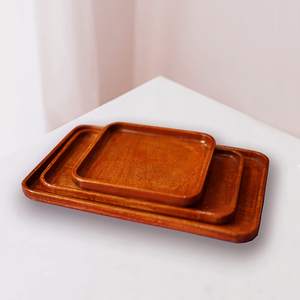 Plateau de service en bois artisanal en laiton AK avec poignée en métal design oiseau multicolore pour décor de table/décor de cuisine - Product Image 6