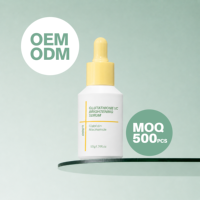 Sérum Visage Éclaircissant OEM ODM au Glutathion et Vitamine C, Correcteur de Taches Brunes, Soin Blanchissant et Illuminateur, Marque Privée