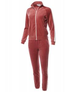 <b>Womens</b> 2 Piece Outfits Tracksuit Winter Velour Sweatsuits <b>Jackets</b> and Sweatpants Set <b>Velvet</b> Velour Jogger Sets 2026 - Product Image 1